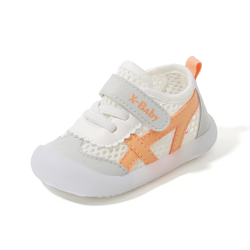 Zapatos de bebé de primavera, verano y otoño zapatos de niño de suela blanda zapatos de bebé de 0-1-2 años Zapatos de otoño para niños zapatos blancos de 8 meses