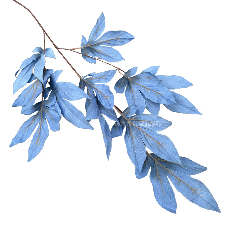 Haze azul decoración de la boda flor de seda flor Hotel fotografía flor de la pared arreglo floral Yingbin distrito Camino de plomo flor artificial