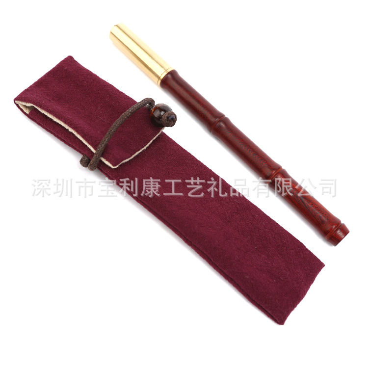 双层棉布笔袋 签字钢笔笔袋 香筒香管捆扎收纳布袋 香具用品