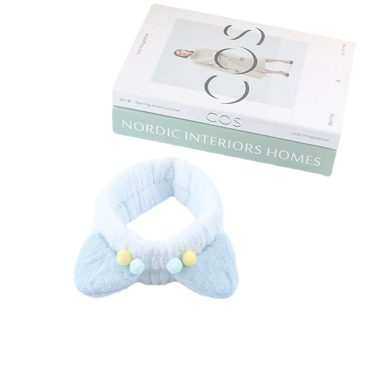 Заколка для волос, симпатичная повязка на голову, аксессуар для волос, маска для лица для умывания, стиль Кореи