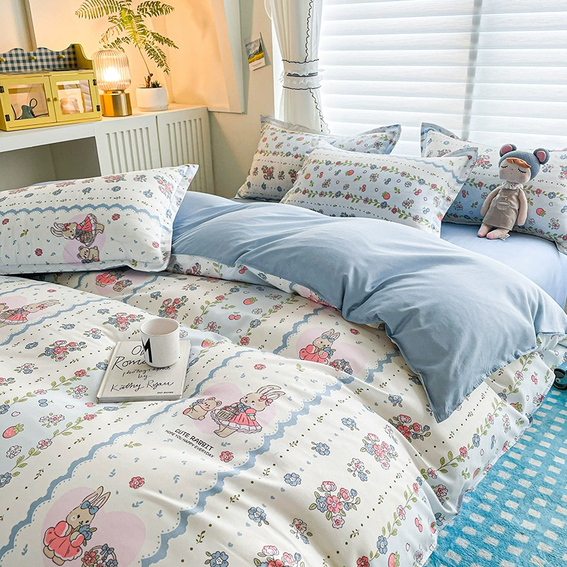 Aloe Vera 4-Piece Bedding Set, Multi-Size (1.2–2.2 m), Floral & Patterned Designs