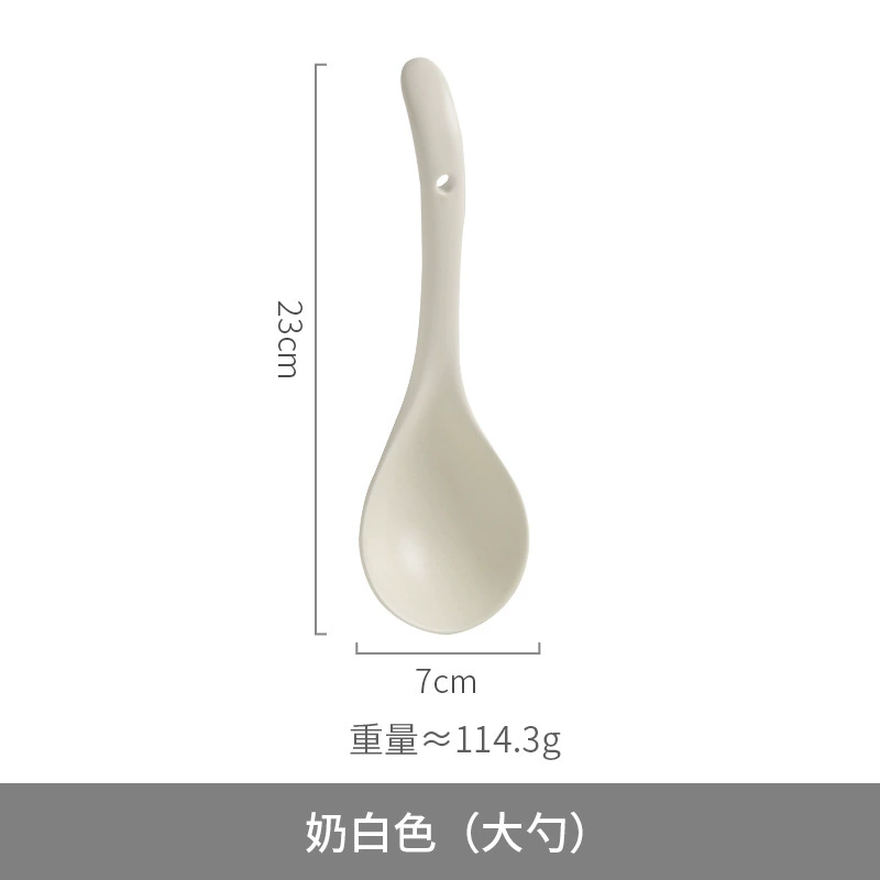 Tableware Ceramic Cream Set, Light Luxury Style — Multi-Size Dinnerware for Home