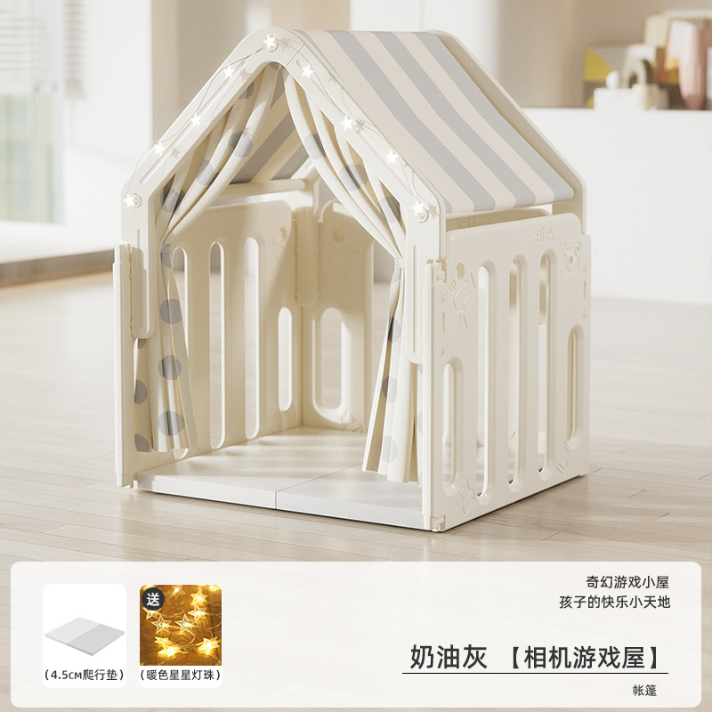 Juguetes transfronterizos, plástico, hogar creativo, tienda de campaña para niños, base secreta interior, casa de juegos para bebés para niñas