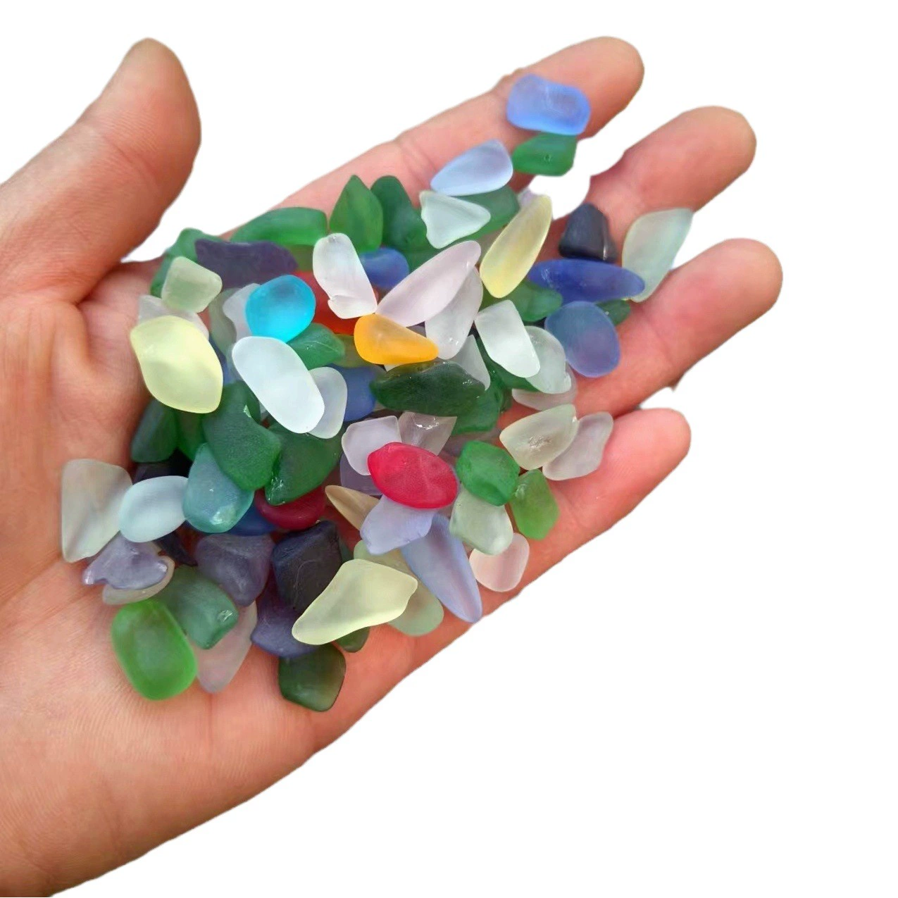 Морское стекло, мелкие камешки для дна бассейна, песок 9-15 мм, камни из морского стекла для аквариума, декор для ландшафтного дизайна, ландшафтные камни