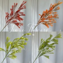 新款千层金仿真绿植家居客厅摆件假花森系黄金柳婚庆婚礼布置花材