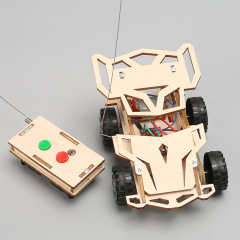 Electric four-wheel drive vehicle teaching remote control car DIY model children's science experiment small invention