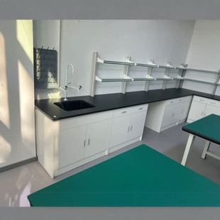 Factory Laboratory Workbench Central Steel and Wood Experimental Bench Laboratory Furniture Equipment All Steel Operating Experimental Bench