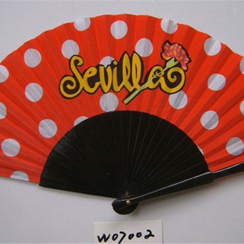 Contenido puede ser personalizado producción pintura hueso Lotus hueso de madera ventilador de superficie de producción español ventilador 23cm ventilador de madera