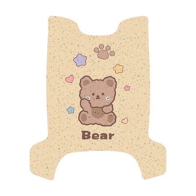 Electric vehicle foot mat Guofeng Edition Foot Mat Electric - bear