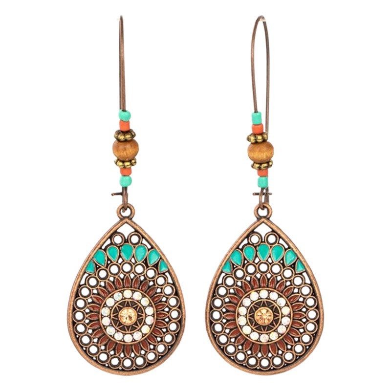 Персонализированные модные ретро-серьги-капли, трансграничные Горячие Длинные серьги-капли, Креативные украшения в Европе и США оптом