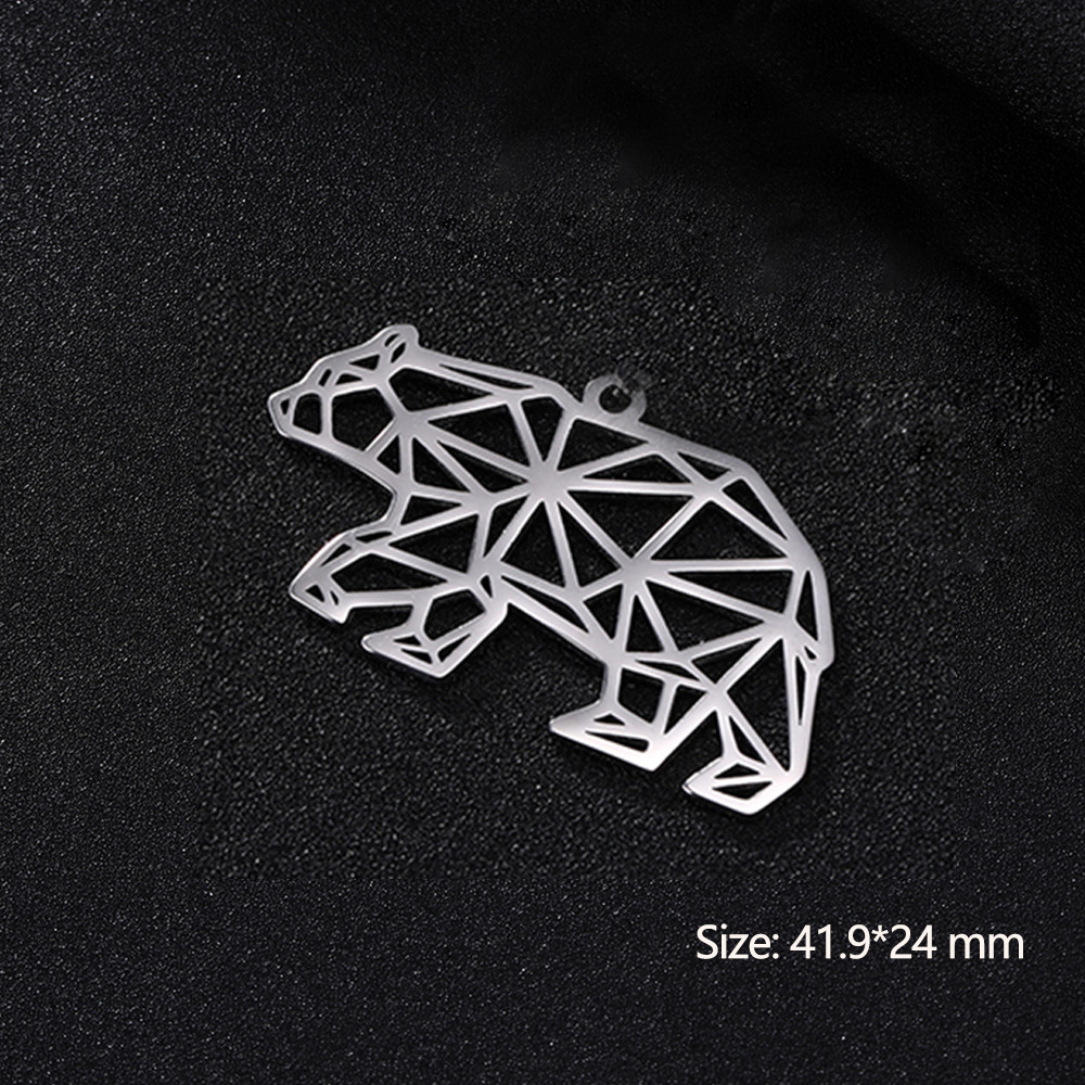 5g Weight Pendant Jewelry Making Type 1 Piece Quantity Daily Occasion 304 Stainless Steel Material Animal Pattern All Seasons Season Unisex Gender Plating Design Retro Style 1 Piece 304 Stainless Steel Animal Pendant 7