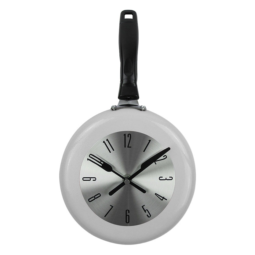 Tamaño pequeño reloj retro de 8 pulgadas reloj de pan de metal creativo sala de estar Reloj de pared simple reloj de pared reloj de cuarzo