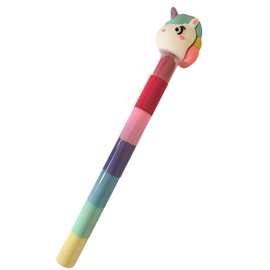 马头独角兽笔龙马野兽萌萌哒可持金角巨兽宠物心灵手巧兽面兽角笔