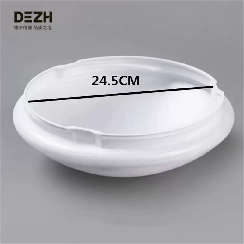 LED吸顶灯罩亚克力阻燃旋口圆形灯罩 工程款消防应急面包灯罩外壳