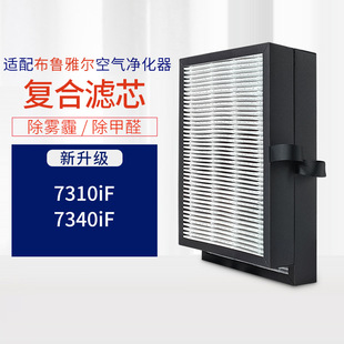 Green Dust Adapted to Blueair Bruyale 7300 Filter Screen 7310iF/7340iF Air Purifier Filter Element