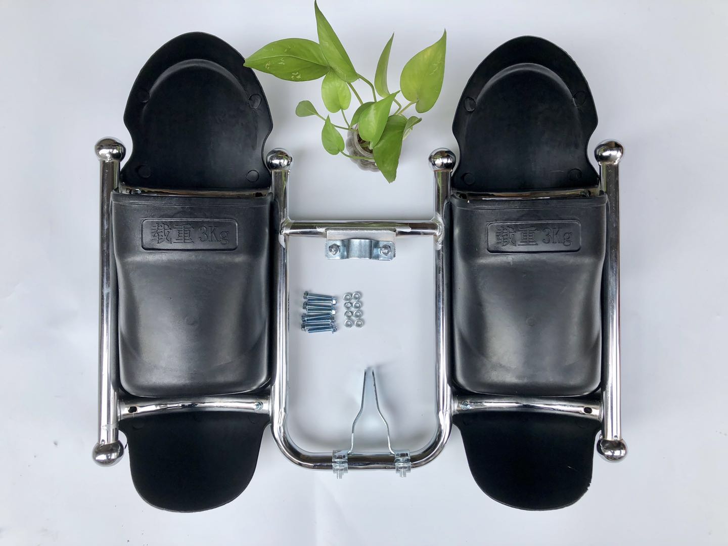 Motorcycle Bumper Frame with Lid Storage Box Jockey Car 125 Men's Motorcycle Modified Thickened Front Bars