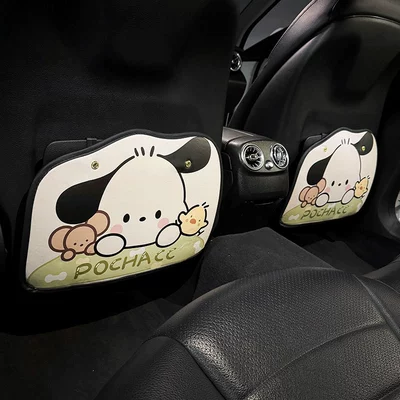 Car Leather Seat Back Anti-Fouling – Chair back anti-kick pad - pacha-dog-2-pictures