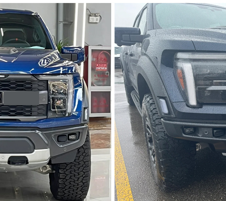 Suitable for 22-23 Model Raptor Modified New Raptor R Front Bumper, 24 Model Raptor Bumper, Off-Road Protective Front Bumper
