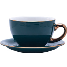 K532批发欧式小奢华咖啡杯碟套装陶瓷小精致高颜值英式杯子拉花拿