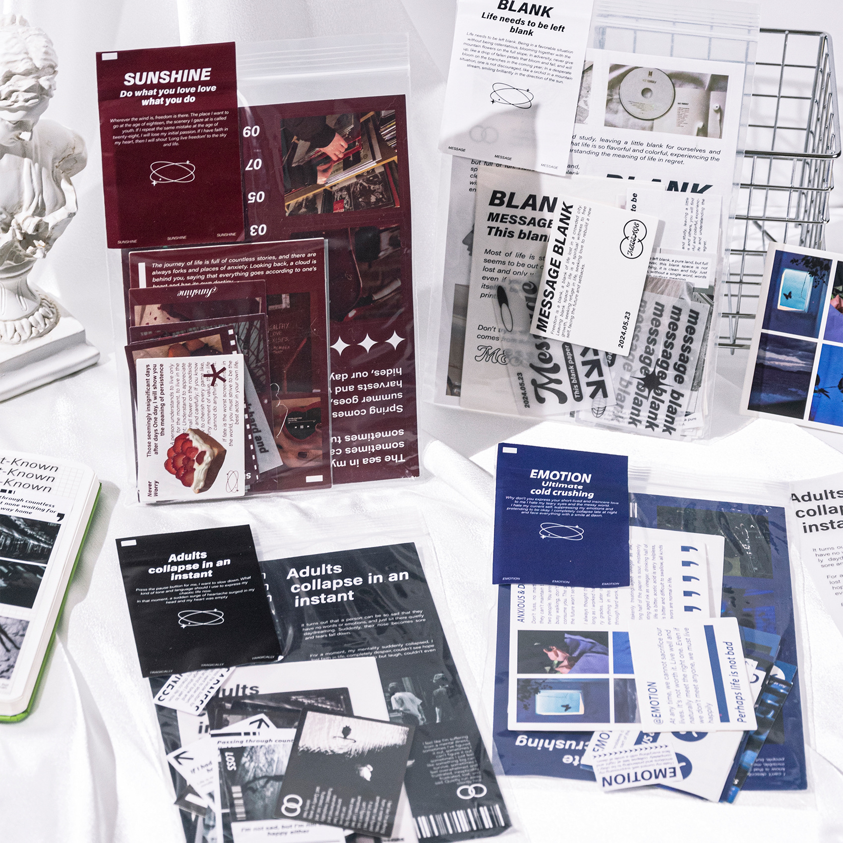 25 Korean style ins style handbook sticker packs