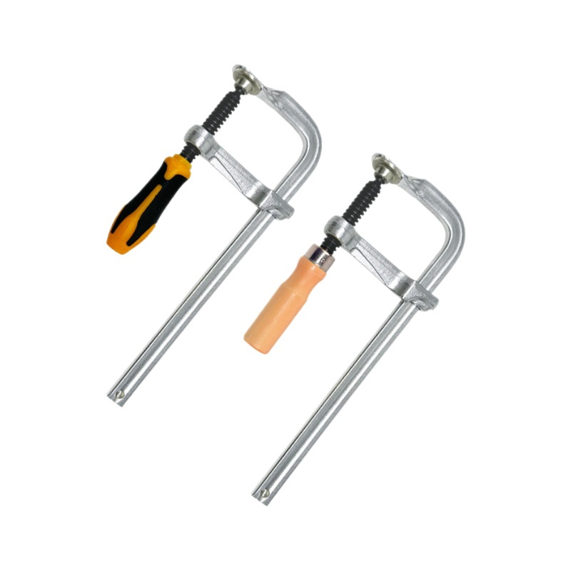 Clip F, ajuste rápido de grado industrial, clip de carpintería, soporte de clip tipo G, mango recto forjado, clip F, mango de madera, mango de plástico