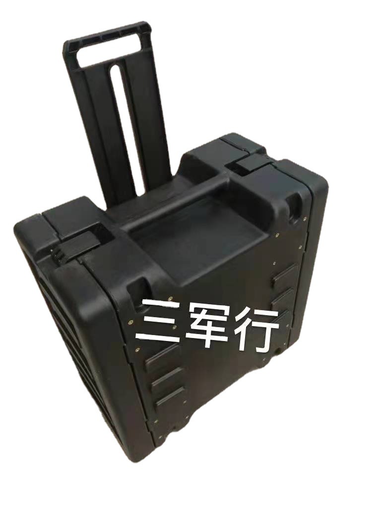 三军行防护箱 RJ4U-B简易机架滚塑箱工厂货源与RS808搭配使用轻型