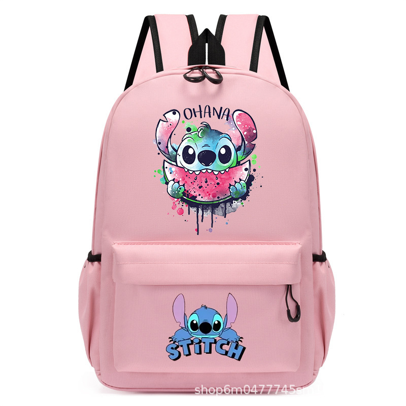 AliExpress Hot Sale Star Baby Cartoon Kindergarten Mochila rosa para niños y niñas Mochila para niños