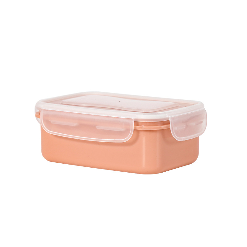 Mini simple elegant refrigerator fresh-keeping box small lunch box kitchen lunch box plastic storage box rectangular sealed box wholesale