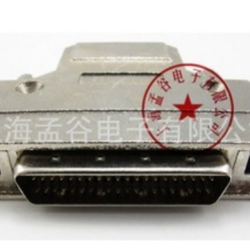 孟莱司特SCSI 40针分线头 铁壳螺丝 DB型40芯刺破公头 接插件插头