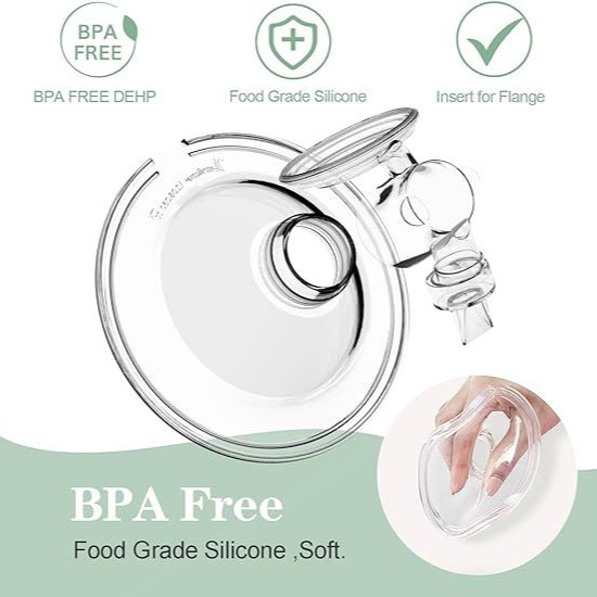 Amazon usable brida bomba calibre telescópica boca pequeño pezón tamaño pequeño trompeta cubierta convertidor desnudo