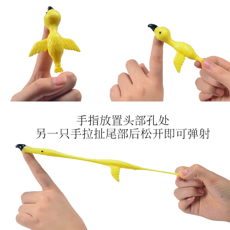 Игрушка, пусковая установка, антистрессовая, фламинго