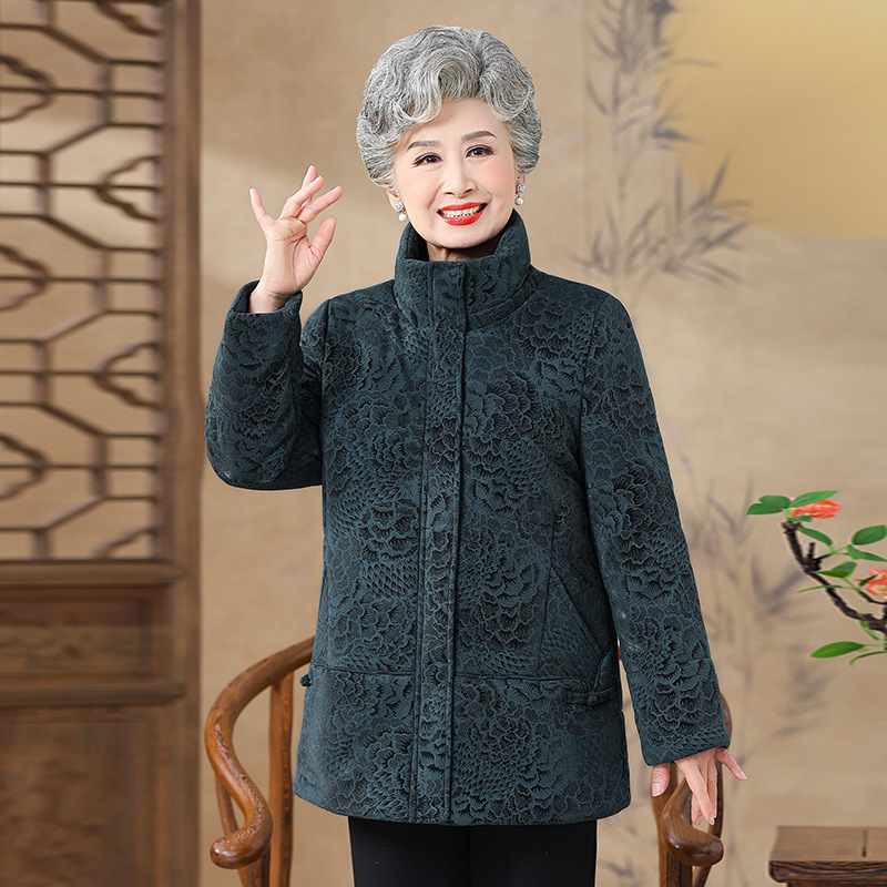 Warm down jacket for mother