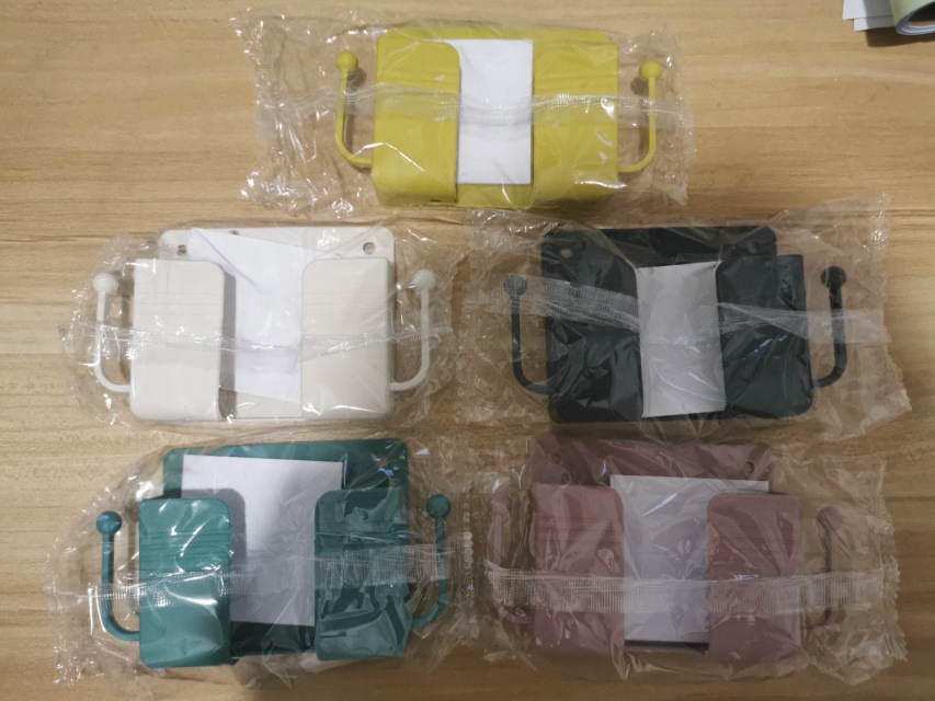 Soporte de teléfono móvil colgado con aire acondicionado de televisión caja de almacenamiento de control remoto de la cabecera de la cama pared de carga de estante de almacenamiento percha de almacenamiento