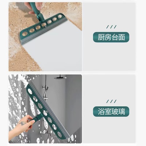 New 180 degree rotatable foldable glass wiper floor cleaning broom kitchen bathroom wiper