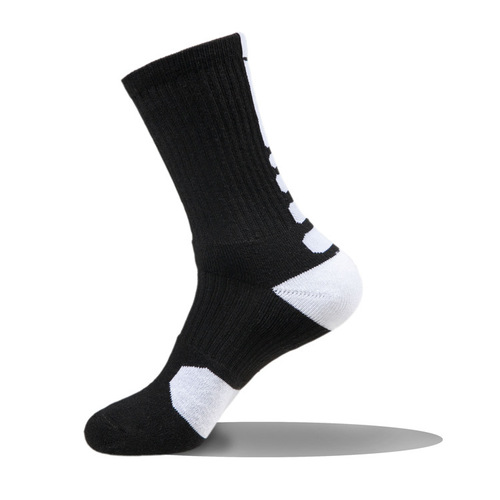 Professional Basketball Socks Men's Short Medium Long Tube Thickened Towel Bottom Elite Socks Outdoor Running Men's Sweat Absorption Sports Socks 