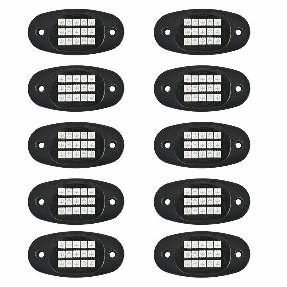 Una lámpara de chasis RGB de control remoto / APP de control de motor LED lámpara decorativa de tres luces de control de luz de atmósfera 10PC conjunto image 6