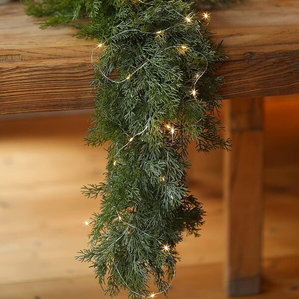 Cross -border Christmas PE Leaf Crystal Christmas Teng Simulation…