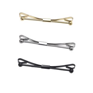 Elegant European and American Tie Clip Set Men's Business Forsuit Suit Accessories Simple All-match Golden Tie Clip