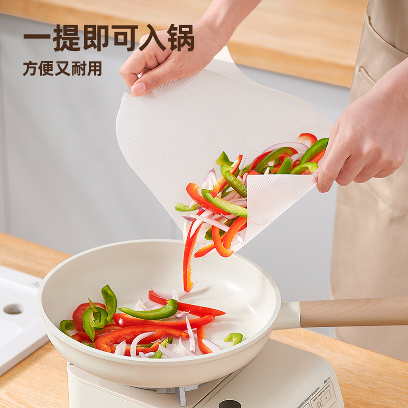 Junta de cocina antideslizante antibacteriana de cocina de cocina de papel de corte de carne al aire libre almohadilla de corte de verduras se puede cortar