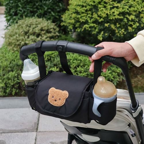 ins风新款便携式多功能手提推车妈咪包婴儿奶瓶尿布整理收纳挂包