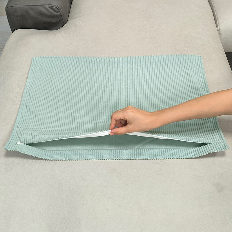 新品コーデュロイ長方形ソファクッション抱き枕大クッションリビングベッドバックカバー高級感