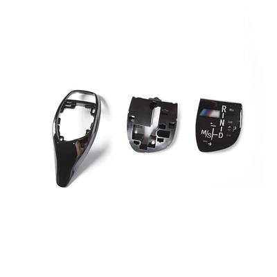 Suitable for 13-17 Bmw Sports Models, Ceramic Gear Shift Knob, Large Gear Shift Knob for 3/4/5/6/7 Series and 5Gt Series High-End Models (Sürətlər qutusu və əl tormozu başlıqları) - big-chicken-leg-handle-cover-ceramic-black