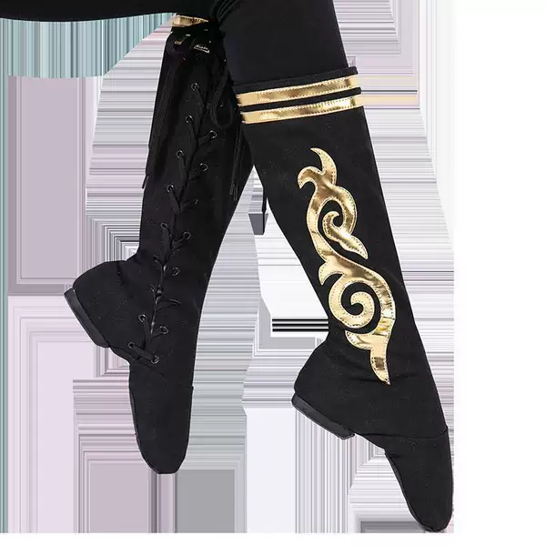 Mongolian dance shoes for children, Mongolian women's and men's riding boots, Xizang performance shoes and boots, men's Mongolian dance boots for exams