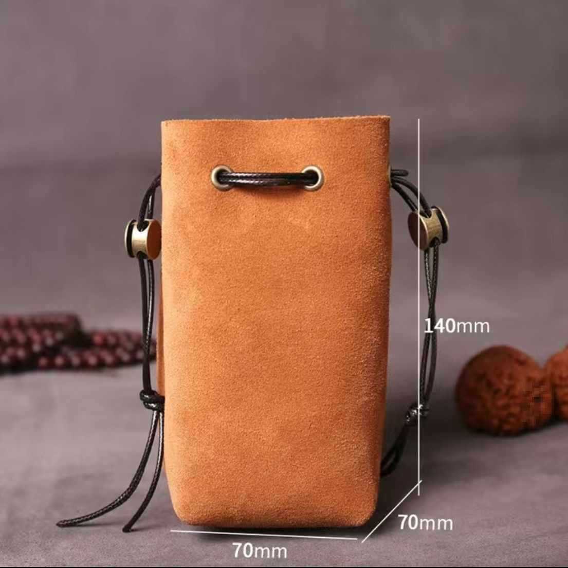 브라운 16/드로잉 더블 레이어 입체 가방