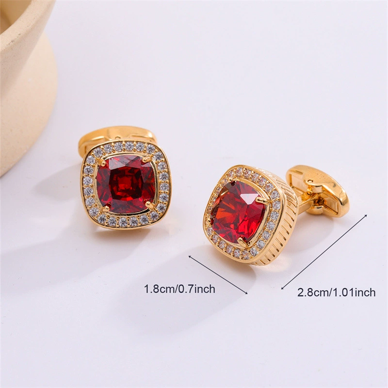 Zirconium, diamond shirt, light luxury style, french style, with gem, (Cross-border trading)