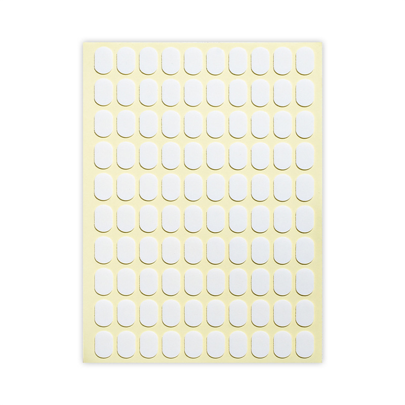 Nail art nuevo soporte de uñas tira de goma de doble cara acrílico ovalado transparente sin costuras cinta de doble cara herramienta de uñas