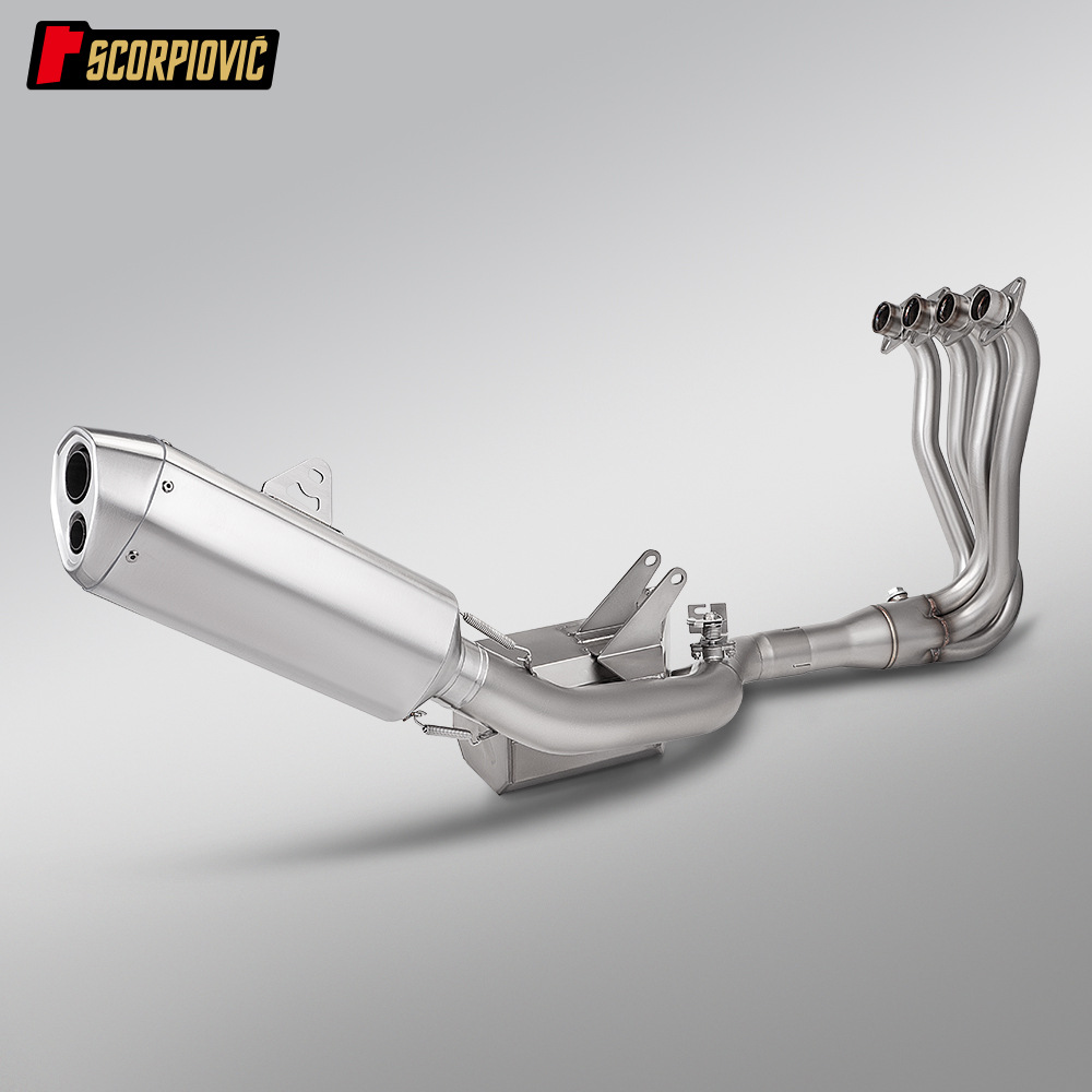 Zxjc Zhang Xue Motorcycle 500Rr Full Exhaust Pipe Modification Single Swingarm Dual-Channel Valve Box Front and Rear Sections