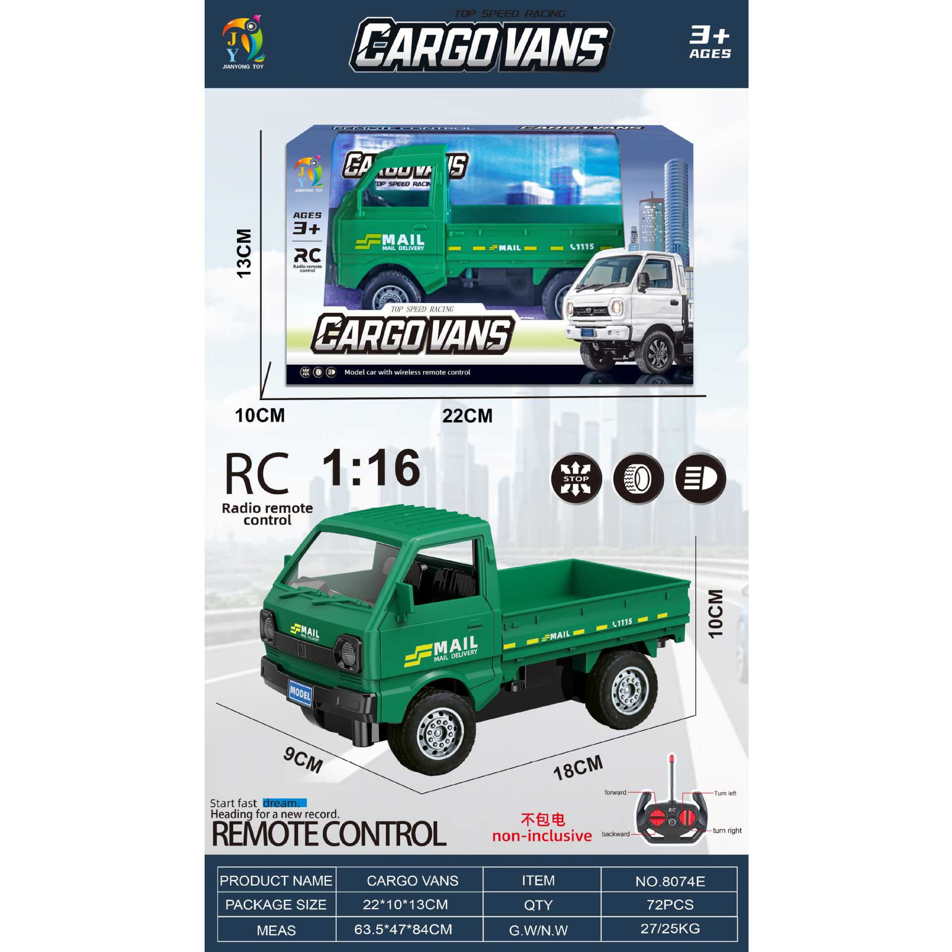 Control remoto transfronterizo Liuzhou 0.6 camión modelo de tarjeta pequeña coche de control remoto coche de deriva coche de juguete eléctrico para niños