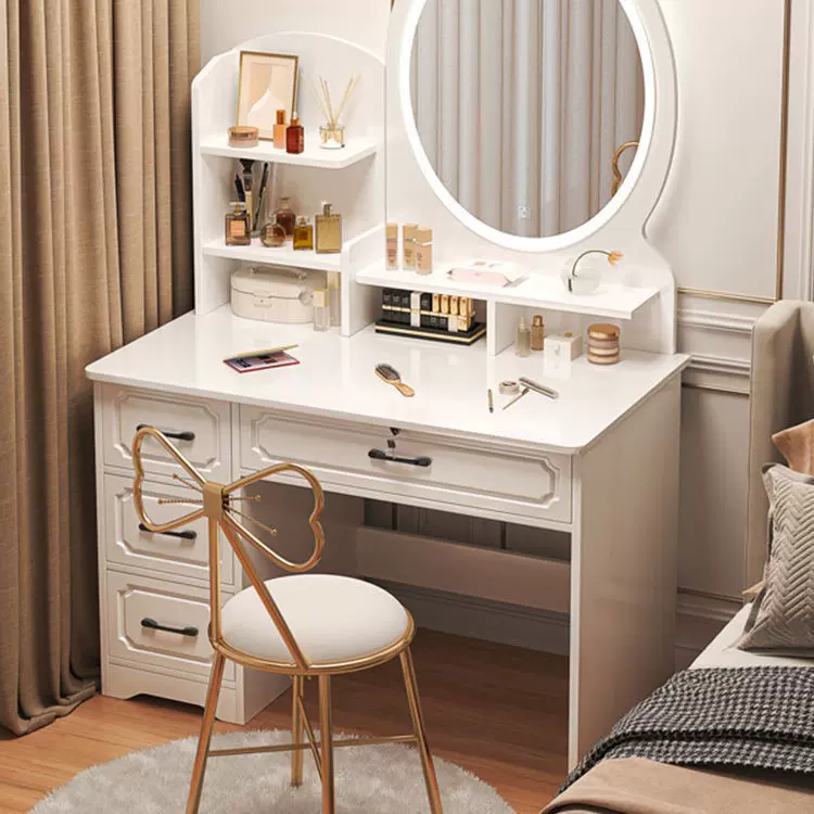 梳妆台卧室收纳柜一体现代简约网红ins风小户型欧式化妆桌子家用