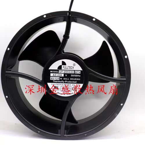 台湾FULLTECH福佑UF-25HC23BWH/BTH 230V 125W 25489机柜散热风扇